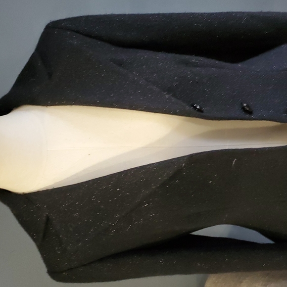 Laure Ralph Lauren Old Money  black wool blend blazer  jacket size 10 - Picture 12 of 16